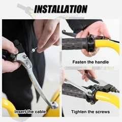 Mini Bike Throttle Assembly With Mini Bike Brake Clutch Lever for Coleman CT100U