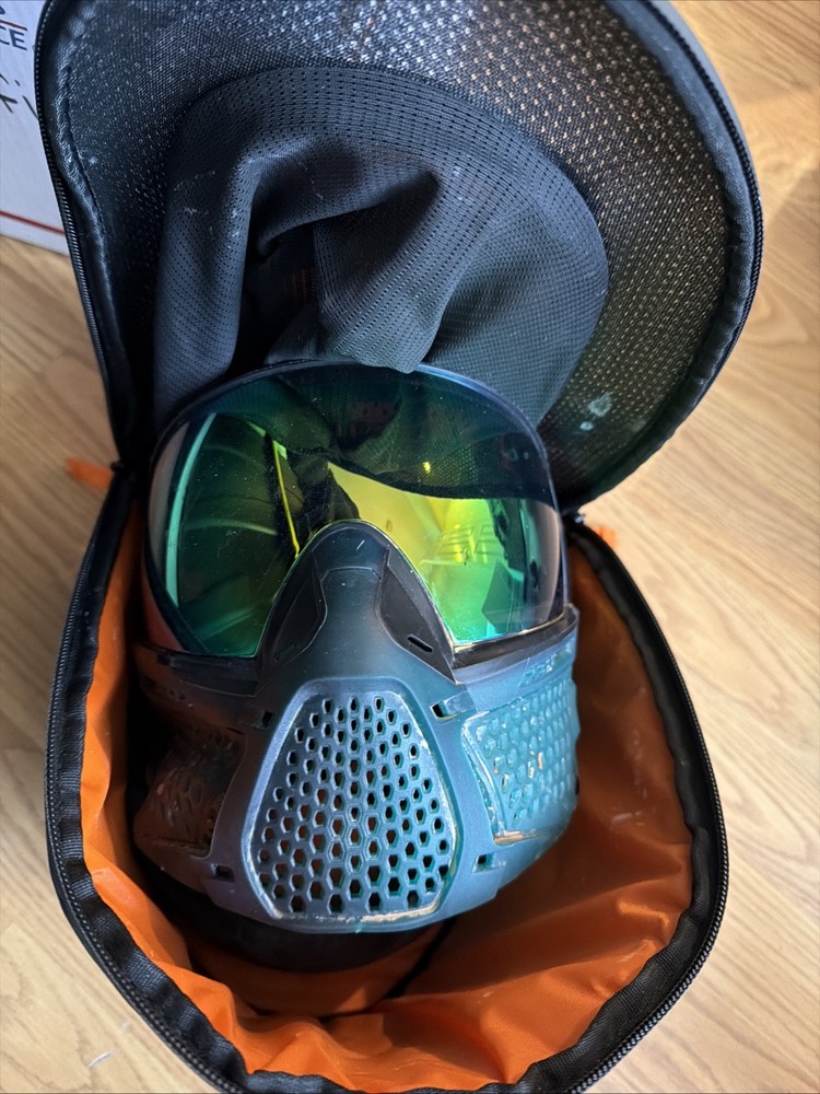 Carbon CRBN Zero Pro Paintball Mask (Less Coverage) – Fade Forest