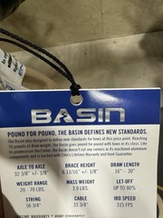 New Elite Basin, LH, 20-70 lbs, In Mountain Tan w/ Package