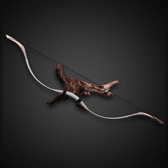 30-70 lbs Traditional Recurve Bow Longbow Wooden Mongolian Bow Archery Hunting