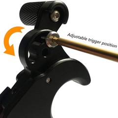4Finger Archery Release Aid 360°Rotatable Thumb Trigger for Compound Bow Hunting