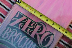 ZERO James Brockman Psychedelic Skull Flashback Rare 7.88x31in. SKATEBOARD DECK