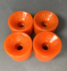 Vintage NOS Powerflex 5 ORANGE 🍊 Skateboard Wheels 1970’s oj sims juice road