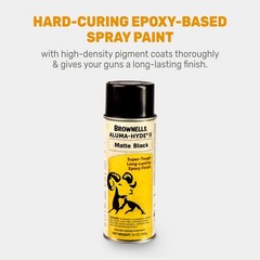 Aerosol Matte Black Epoxy Finish for Firearms – Aluma-Hyde 2