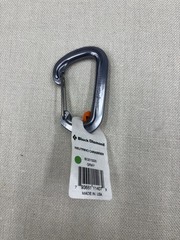 FIVE PACK Black Diamond Neutrino Aluminum Wiregate Carabiner – Gray 24kN – NEW