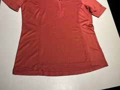 Kerrits Shirt Women’s Small Up Orange Aire Ice Fil Tech Top 1/4 Zipper Pullover