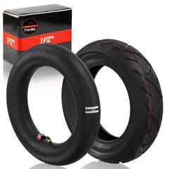 Pair 10×2.50 10×2.5 Inner Tube & Tire fit 10×3 80/65-6 255×80 Bent Valve Stem