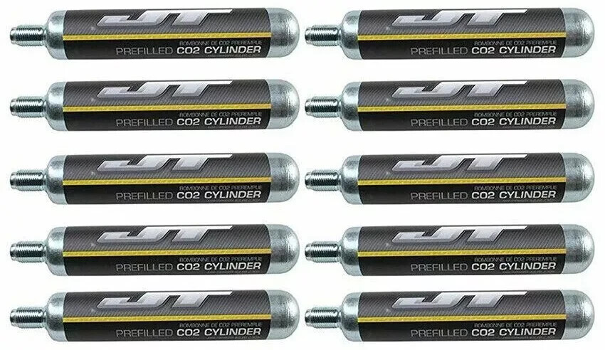 Q=10 JT 90g CO2 Tank Cartridges Pre-Filled – 88g Crosman cylinders compatible