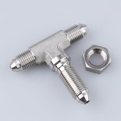 Stainless Steel -3 AN Male Flare Bulkhead Tee, 3 Way x AN3 Brake 3AN 3 Way Tee