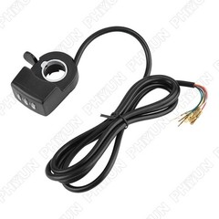 6.5» 36V LED Twist Throttle Thumb Control Set For E-bike Electric Bike Scooter