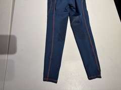 Dover Breeches Girls Small Blue Knee Horse Riding Sport Pants Polyester 20×22