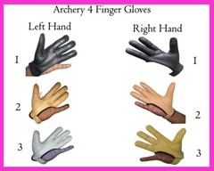 TRADITIONAL ARCHERY SHOOTING LEATHER GLOVE TOP QUALTY GLOVE 100% GENUINE LEATHER