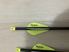 Victory Vap Tko Elite 350 Spline Arrows 10 Pack