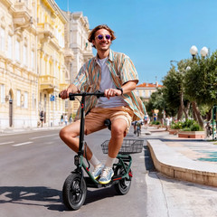 Electric Scooter for Adults – 8.5″/10″/12″ Tires,Peak 500W-700W Motor, 15-30 Mil