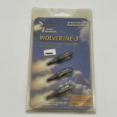 Rocket Aeroheads Wolverine-3 Broadhead 57 Grain 1 1/4″ Cutting Diameter