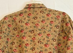 Women’s Vintage Ralph Lauren Western Shirt – Country Floral Pattern – 46″ Bust