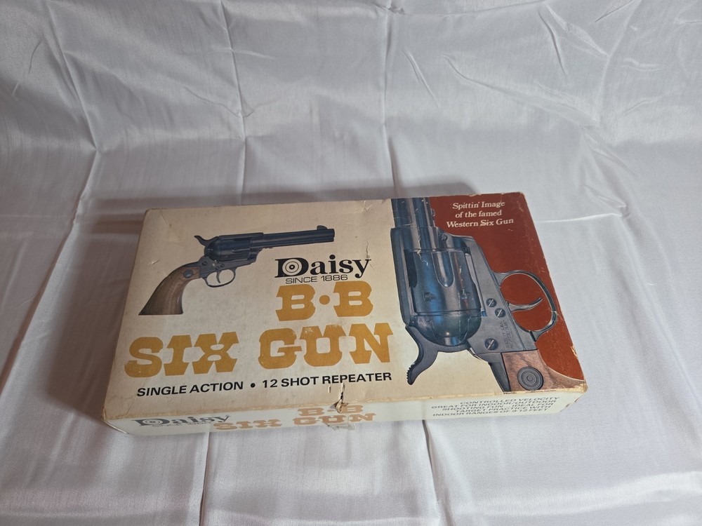 Vintage Daisy Model 179 BB Six Gun Single Action 12 Shot Repeater Peacemaker