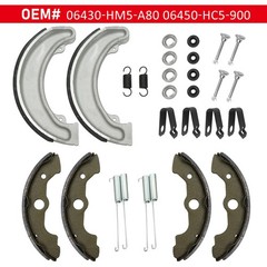Brake Shoes Kit Front & Rear for Honda Fourtrax 300 4×4 1988-2000 TRX300 TRX3…