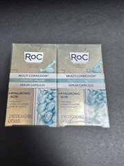ROC MULTI CORREXION HYDRATE + PLUMP NIGHT SERUM CAPSULES 30 COUNT NIB 2 PACK