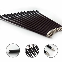 12pcs 20″ Crossbow Bolts Mixed Carbon Crossbow Arrows OD 8.8 Hunting Shooting