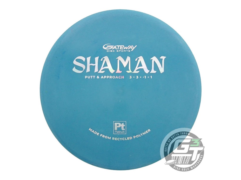 NEW Gateway Platinum Shaman 171g Blue Silver Holo Foil Putter Golf Disc