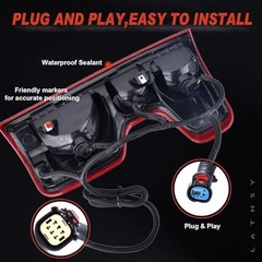 Tail Light Compatible With 2019-2024 Chevy Right Passenger Side Halogen Type