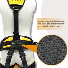 Climbing Belts, Thicken Professional Half Body Safety Belt Climbing Gear for Tre