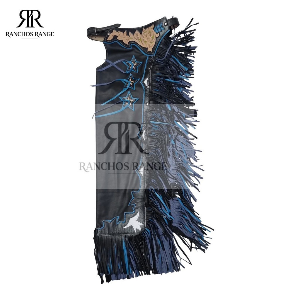 Rodeo Leather Bull Riding Chaps | Western Cowboy Rodeo Gear – Custom Design