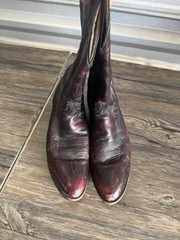 DAN POST Size 10.5 E. Brown Leather Cowboy Western Rockabilly Boots. 2112.