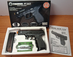 Palco Sports Taurus PT 24/7 Replica Spring Airsoft with Speed Loader Manual Box