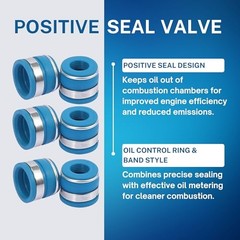Rubber Positive Valve Stem Seal – Fits an 11/32″ Valve Stem And .500″ Guide