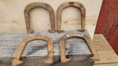 VINTAGE Official Diamond Duluth Super Ringer 2 1/2 lbs Horseshoes Set of 4