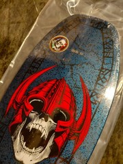 Powell Peralta Per Welinder NORDIC SKULL Skateboard Deck Blue (BRAND NEW)