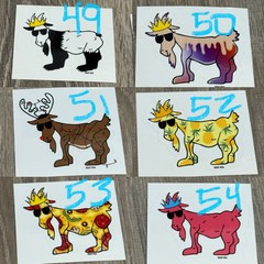 GOAT USA Stickers/ Decals- PICK YOUR STICKERS! CHECK OUT THE LOT! BUY AND SAVE!