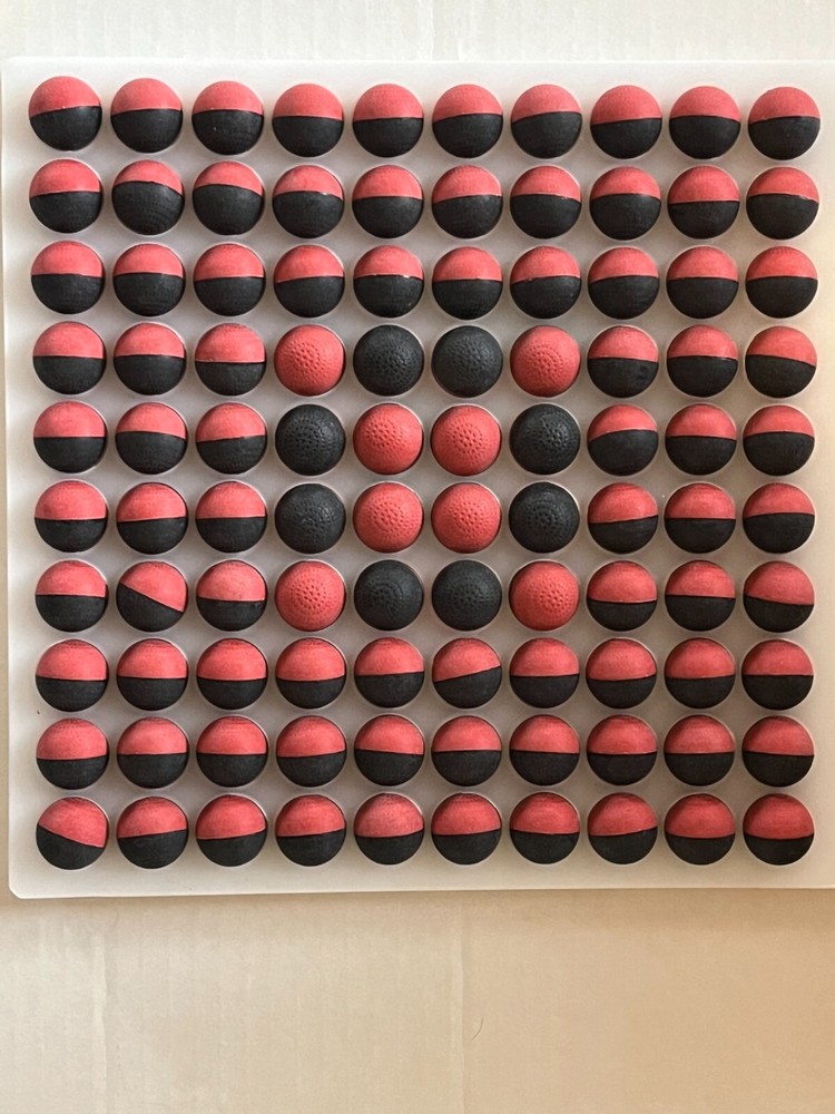 AREA61 Self Defense Powder Balls Projectile .68 caliber 100 count, red/black
