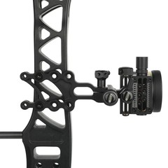 Archery 5 Pin Bow Sight 0.019″ Pin 4X 6X 8X Lens Adjustable Compound Bow Hunting