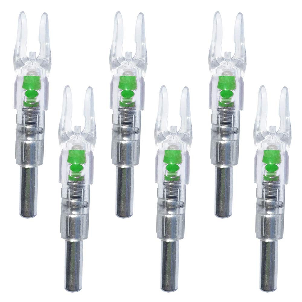 Reikawa 6PCS-S Lighted Nocks for Arrows with .244/6.2mm Inside Diameter