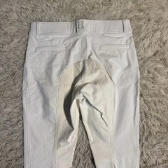 Women’s Size 32R White Smartpak Hadley Full Seat Horseback Riding Breeches