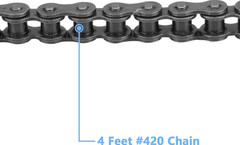 3/4″ Go Kart Centrifugal Clutch 10T #40/41/420 Chain Kit For Predator 212 GX200
