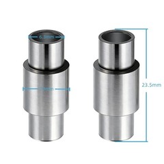 16Pcs Aluminum Skate Bearing Spacers 6mm Axle Speed Spacers for 8mm Bearings