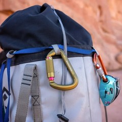 Swiss Tech 30KN Climbing Carabiners, 2 pack, Auto Locking, Lightweight, 7075 Alu