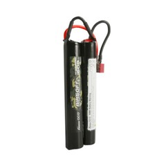 Gens Ace 1600mAh 9.6V 8S Airsoft Gun Nunchuck-Style NIMH Battery with T plug
