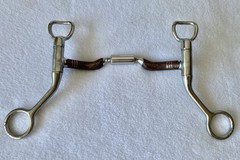 MYLER HBT Shank Low Port Comfort Snaffle Bit~5-1/2″Sweet Iron Mouth~MB04~Level 2
