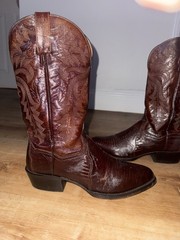 Dan Post Brown teju lizard mens 9 D