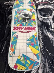 Tony Hawk Custom 80’s Theme Skateboard Deck Rare Art Ships Fast Powell Peralta