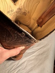 Vintage Dingo Men’s Brown Leather Western Equestrian Boots 11D 85183 5905