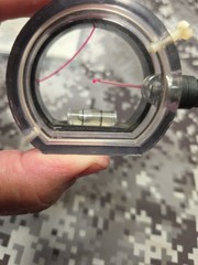 SA SPECIALTY ARCHERY SUPER-D BOW SIGHT WITH 3T LENS RED DOT YELLO LEVEL 3D SHOOT