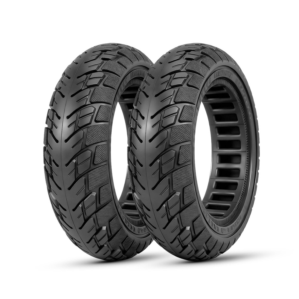 60/70-6.5 Scooter Tire,10×2.50 Solid Rubber Tire 10 inch Scooter Tires Replac…