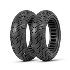 60/70-6.5 Scooter Tire,10×2.50 Solid Rubber Tire 10 inch Scooter Tires Replac…