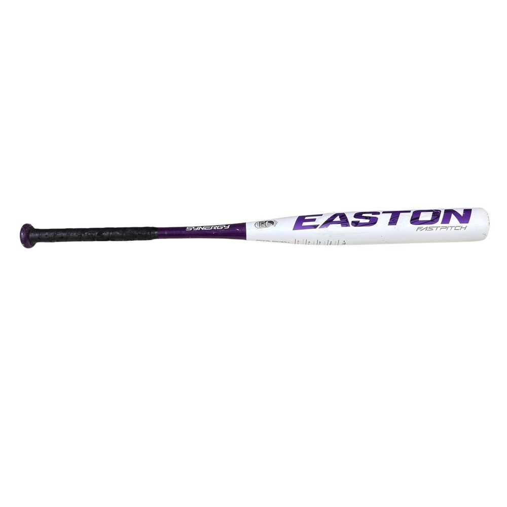 EASTON Synergy FP55 Fastpitch Softball Bat -11 30in 19oz White Purple